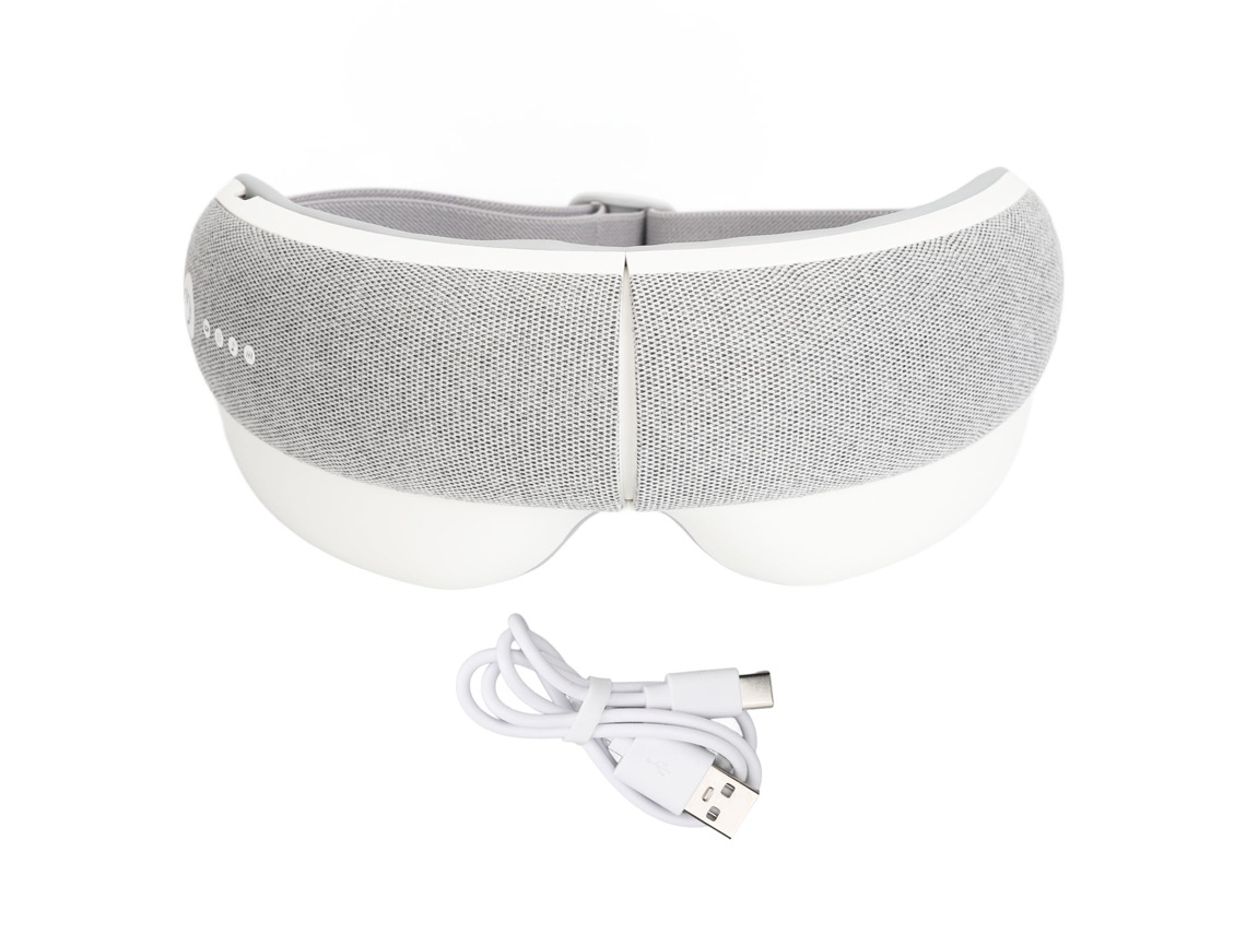 Massageador Ocular com Aquecimento, Música Via Bluetooth, 5 Modos, Dobrável para Aliviar a Fadiga e Olheiras AQUAFORGE