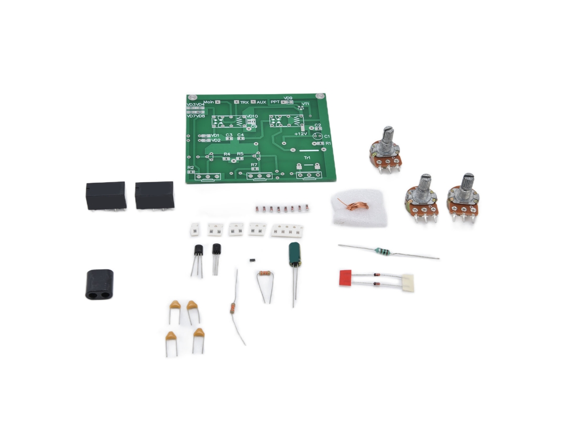 Kit Eliminador QRM X Cancelador de Sinal de Controle PTT para Comunicações de 1-30 MHz