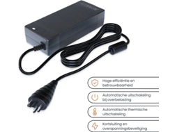 Carregador Bicicleta Elétrica Compatível com Bergamont E-Ville 42V/4A GO SOLID!