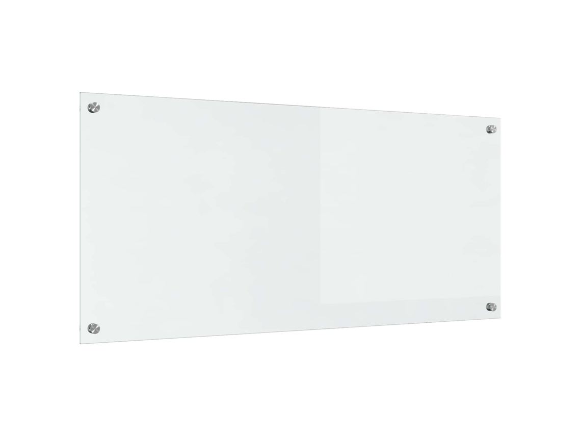 Vidaxl Painel De Cozinha Transparente 110 X 50 Cm Vidro Temperado