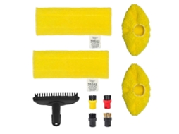 Conjunto De 9 Peças De Escova A Vapor, Bocal E Pano De Limpeza Para Aspirador De Pó A Vapor Karcher Sc1 Sc2 Sc3 Sc5 - Peças De Reposição_glo