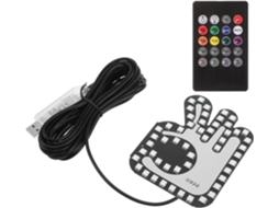 Ibasenice Luz De Mão Led Para Carro, Recarregável Via Usb, Com Sinalização Por Gestos, Para Uso Em Janelas De Carros Luz
