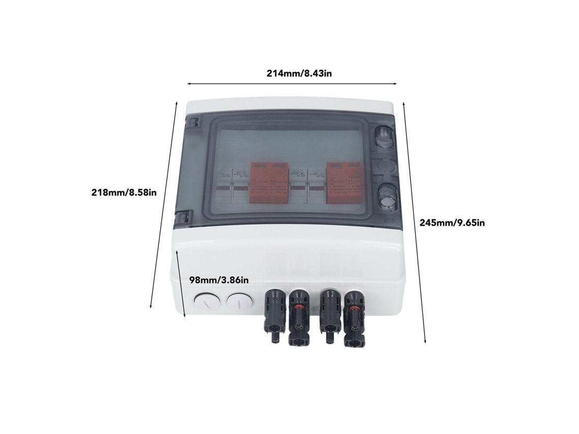 Caixa Combinadora Solar 4 String Ip65 1000v Dc