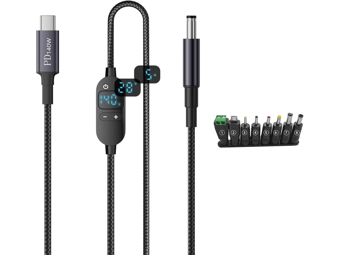 Cabo De Carregamento Usb-c Com Revestimento Durável Em Pvc, Conector