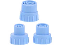 Pontas de silicone para limpeza profunda de dois poros, design fácil de substituir, pacote com 3 unidades.