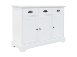 Aparador VIDAXL Branco Madeira de pinho (105x35x77,5 cm)