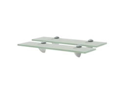 Vidaxl Prateleiras Flutuantes 2 Pcs Vidro 40x10 Cm 8 Mm