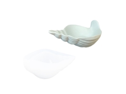 Molde De Silicone Jesmonite Em Formato De Concha Para Tigela, 15x12x3,5 Cm, Para Decoração Diy.
