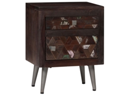 Bedside Cabinet, Bedside Cabinets Vidaxl Marrom Madeira