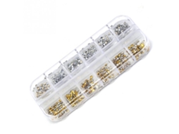 Ferramentas De Manicure Diy Com Strass Ab E Glitter Para Decoração De Unhas Em Formato Redondo