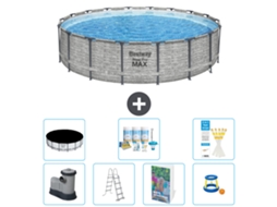 Bestway Piscina Bestway Steel Pro Max Redonda - 549x122 Cm - 8-peças S548