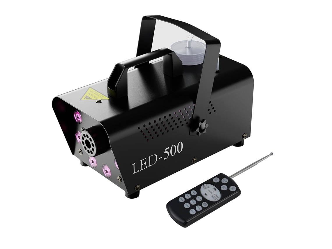 2026 máquina de Niebla Led 500w 3 Colores Y Efecto Strobe Con Control Remoto para Fiestas Bodas Halloween