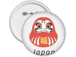 Diythinker Broches Tradicionais Especiais Redondos Japoneses para Caixa de Dinheiro, Botões Decorativos Roupas
