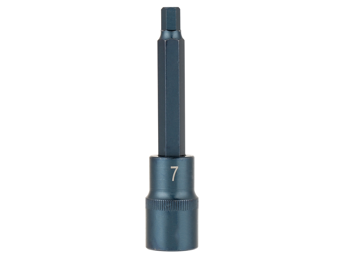 Conector De Chave De Impacto Parafusadeira Elétrica Adaptador De Soquete Hexagonal 1/2'' 100mm H7