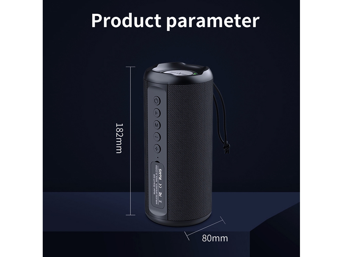 Zealot S46 Altifalante Bluetooth 10w Ipx5 6h
