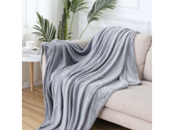 Manta de Flanela Lã Fansu Cor Sólida Microfibra Macia e Quente para Outono Inverno Colcha Fofa Quarto Ou Sofá
