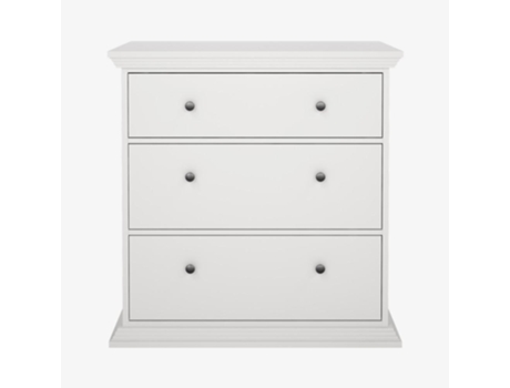Cómoda Paris VIVA Aglomerado de Madeira Branco (86.3x51.6x88.2cm)