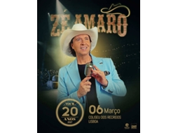 Bilhete ZÉ AMARO 20 ANOS|LISBOA