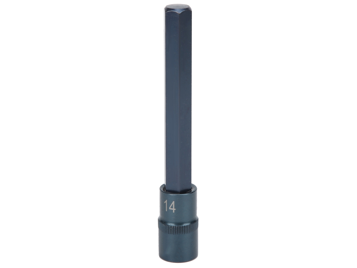 Chave De Fenda Bit Hexagonal Aço Liga Alongado 150x14mm Acessórios Chave De Impacto