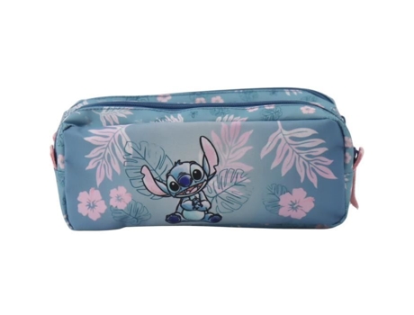 Trousse Stitch Hawaii Azul 22 Cm Alta Gama 2 Cpt Lilo Et Stitch