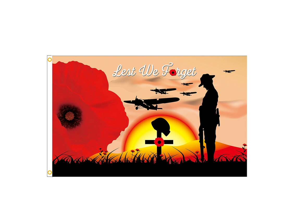 Bandeira Dia Memória 90x150cm Exterior