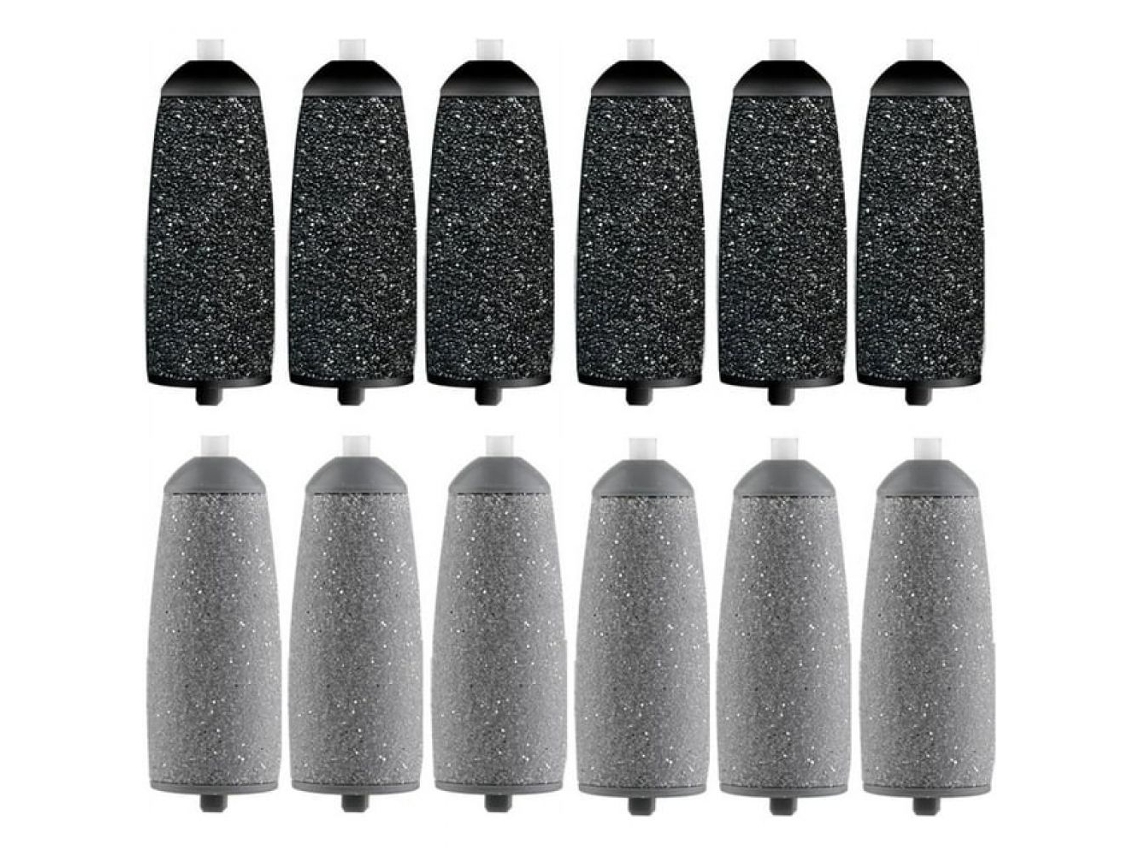Design Curvo Se Adapta Perfeitamente Aos Pés Cabeças De Rolo De Reposição, Cristais De Diamante Superfície Com Partículas Microabrasivas Com Recurso D