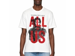 Rockinstone Hunger Games Movie All Of Us White Adult T-shirt Size:xxxl
