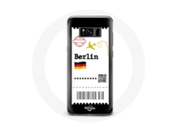 Capa para Samsung Galaxy S8 bilhete de avião Berlim