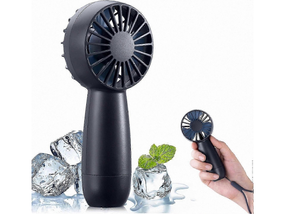 Mini Ventilador Portátil Recarregável, Ventilador Elétrico Portátil Com 3 Velocidades, Dispositivo De Resfriamento Compacto Para Casa E Viagens,