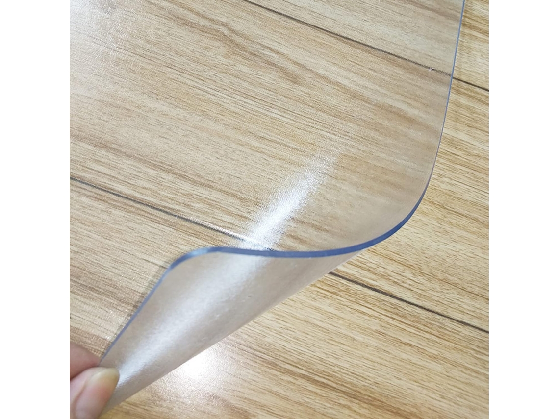 Protetor De Mesa Em Vinil Transparente, Tapete Para Cadeira Escritório