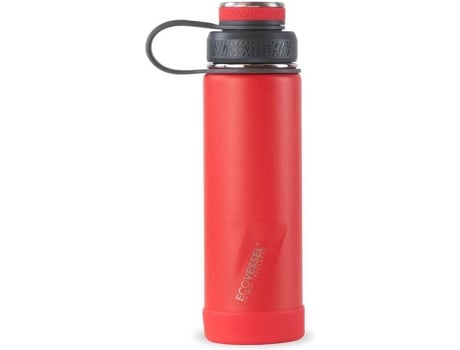 Garrafa Isolada ECOVESSEL Boulder 600 Ml (Vermelho-TU)