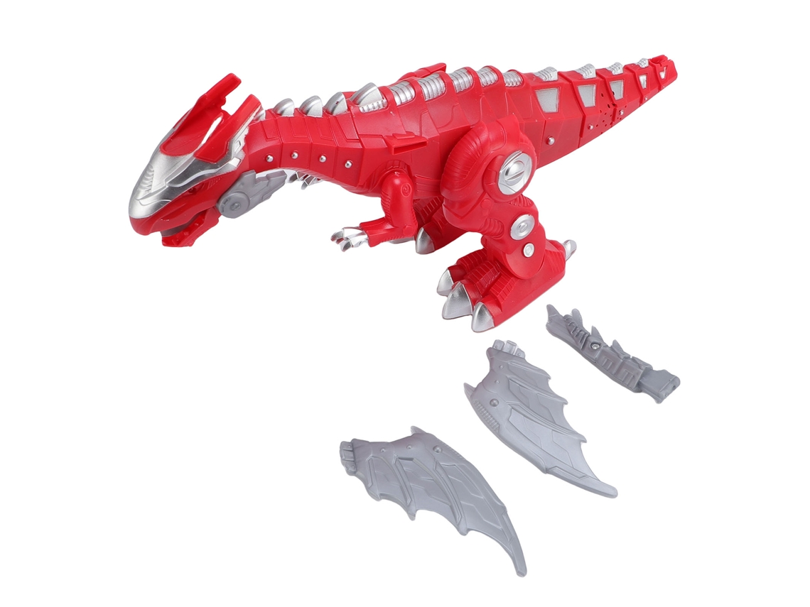 Primerox brinquedo Elétrico Dinossauro Mecânico Tiranossauro com Som e Luz Educativo para Crianças