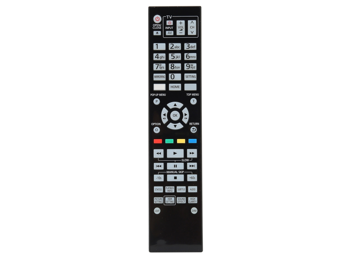 Speedy-controle Remoto N2qaya000172 Para Reprodutores Bluray Dpub9000ebk Dpub9000egk Sem Programação