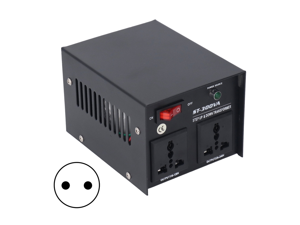 Transformador Elevador/Redutor 300w Bivolt YURU