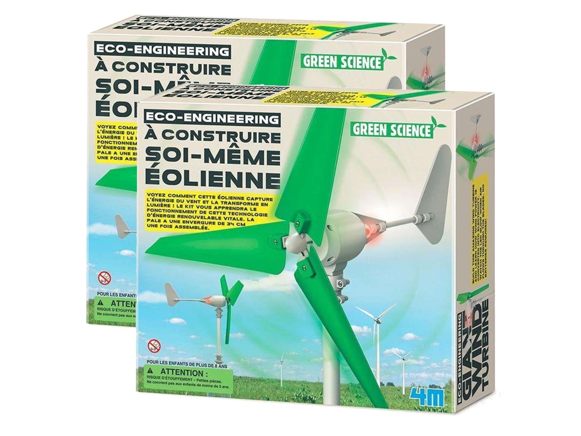 2 turbinas eólicas para construir você mesmo Science Discovery 4m