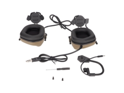 Aetheria fone de Ouvido Militar Multifuncional com Microfone para Rádio e Caça Ao Ar Livre