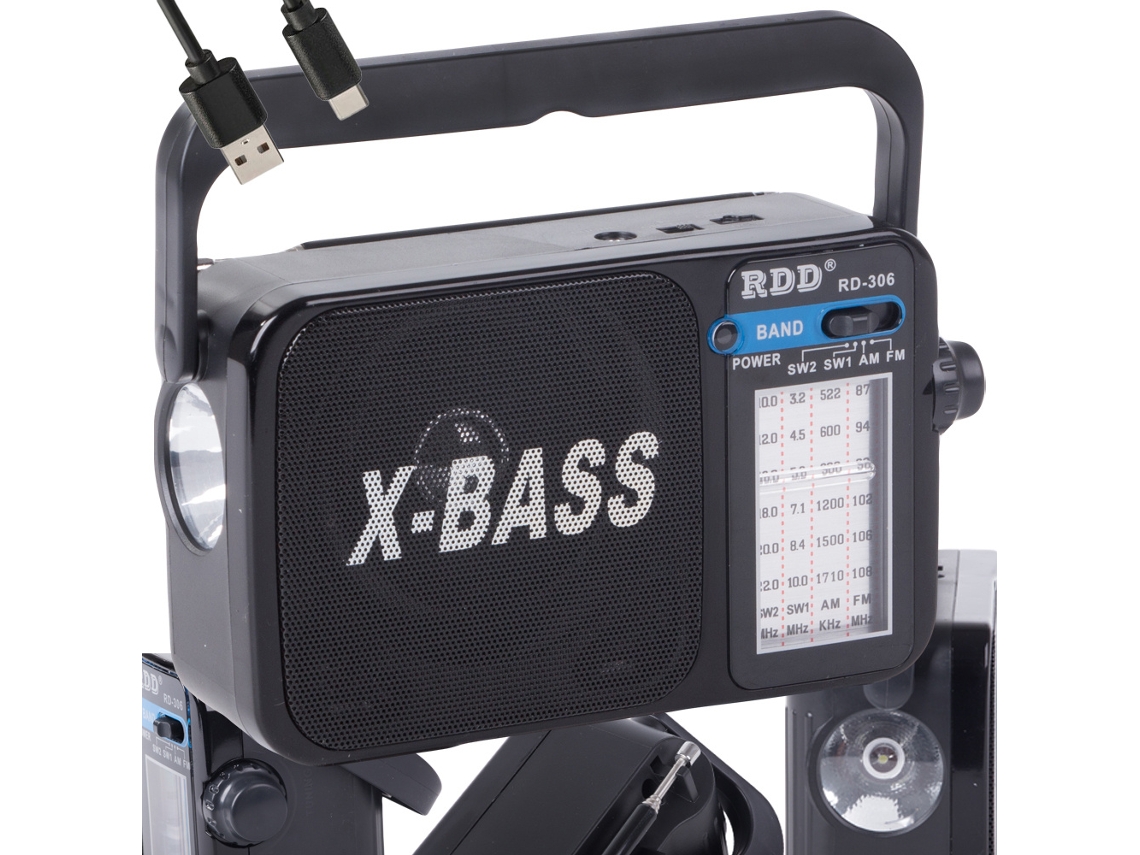 Rádio Portátil Fm Am Alimentado por Bateria AQUAFORGE