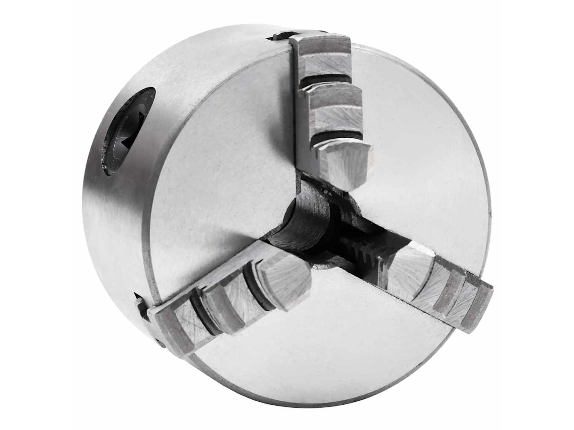 Vidaxl Bucha De Torno Autocentrante Com 3 Grampos 80 Mm Aço K11 80