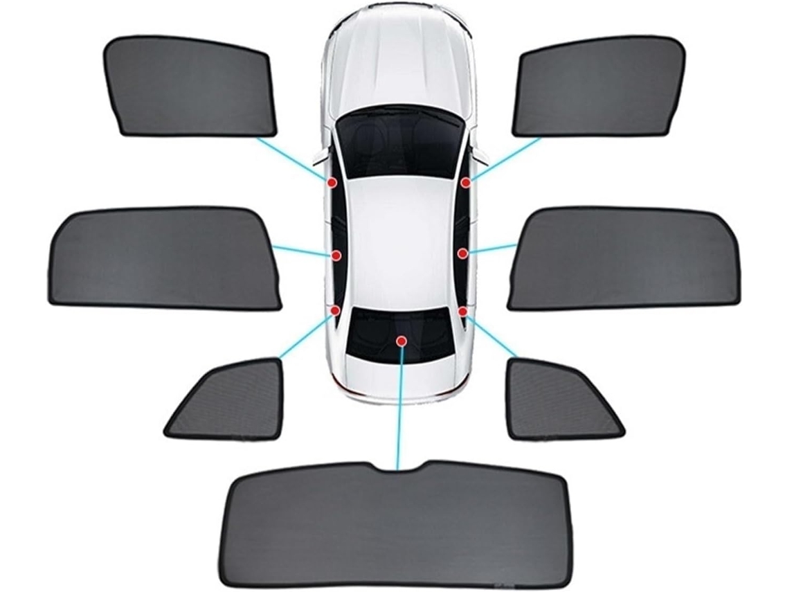 Tapete Automotivo para Vidros Dianteiros e Traseiros do Lexus 5700 Proteção Proteção (para Viagens de Verão)