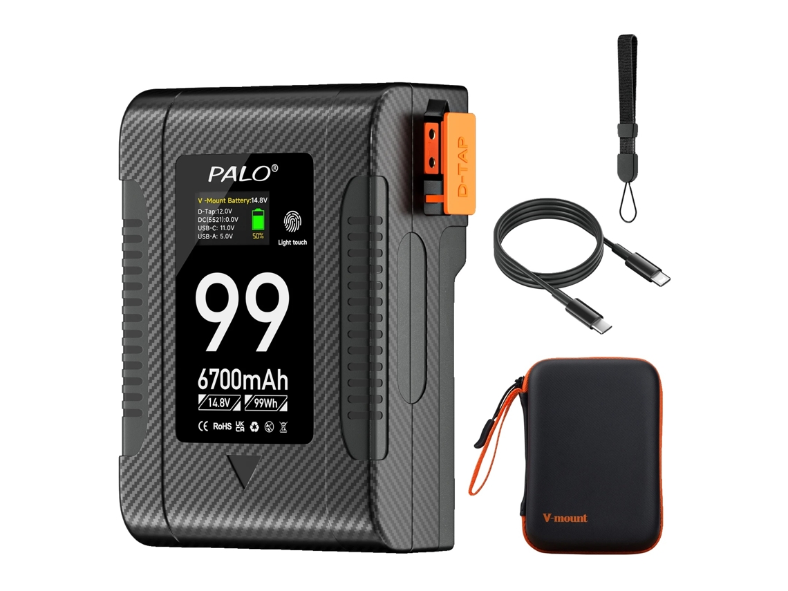 Pacote De Bateria V Mount, Capacidade De 6700mah, Carregamento Rápido Pd-65w,bp-99w