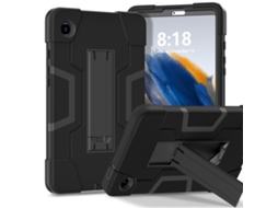 Adequado Para Capa De Proteção Samsung Galaxy Tab A9 8.7 Polegadas 2023 À Prova De Quedas Preto/preto Sfushos (sm X110/x115/x117)