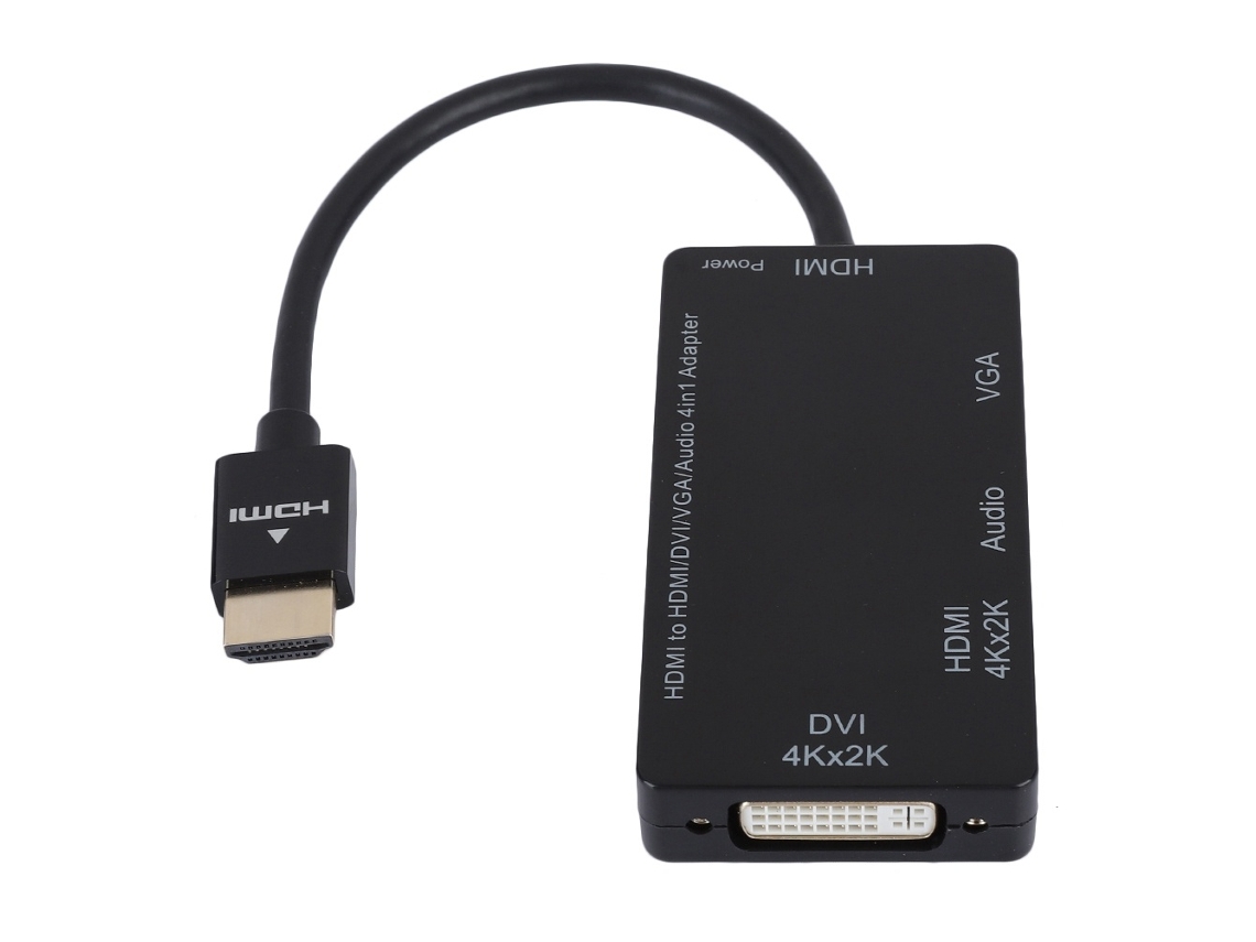 Adaptador HDMI Lurelia Cabo para DVI, 4K, 1080p, 1080i, 720p, áudio COM