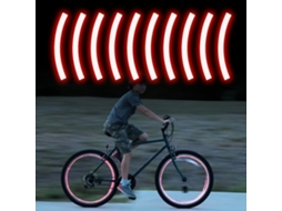 Fita Reflexiva Adesiva 10pcs Para Bicicleta Carro Moto