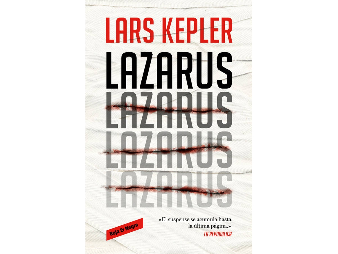 Livro Lazarus de Lars Kepler (Espanhol)