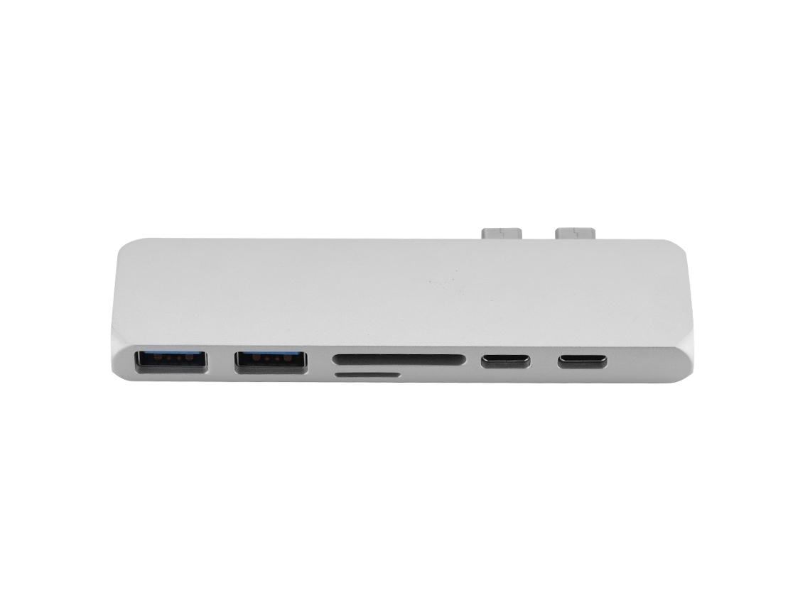 Estação De Docking (dual Type-c Para Multi-interface, Suportando Usb3.0 E Leitura De Cartão De Memória)