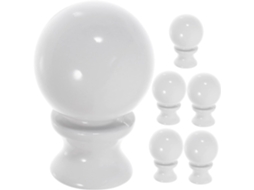 Conjunto De 6 Peças De Decoração Para Luminária Em Zinco - Suporte Para Lâmpada E Acessório Prático
