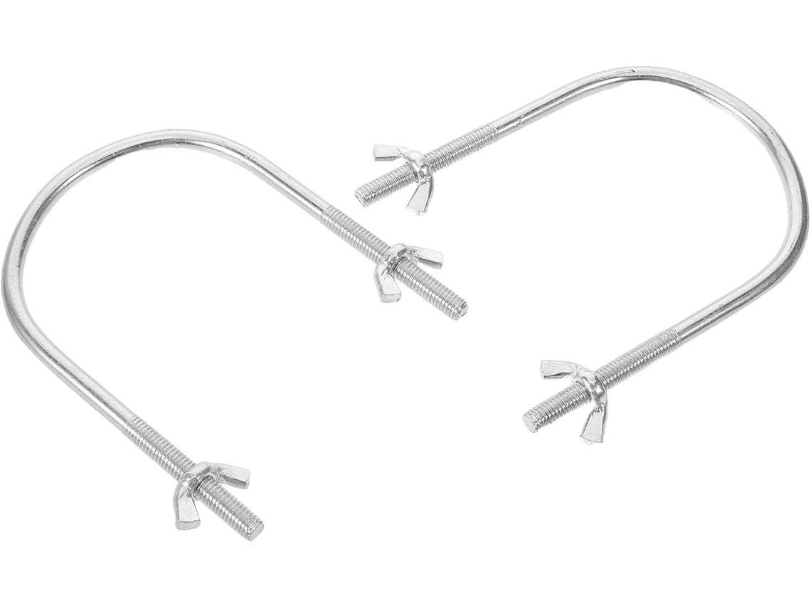 Conjunto De 2 Suportes Metálicos Universais Com Rodízios Para Radiadores Elétricos