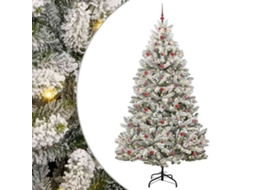 Conjunto 1 Árvore De Natal Artificial Vidaxl Verde Pvc (240 Cm)