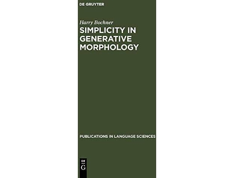 Livro Simplicity in Generative Morphology