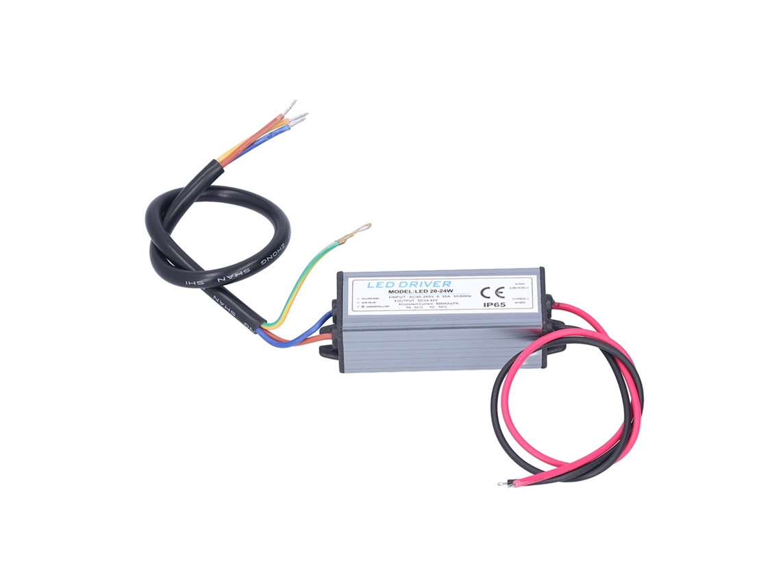 Driver LED IP65 à prova d'água com proteção automática para lâmpadas de baixa tensão 20 24w | S/MARCA